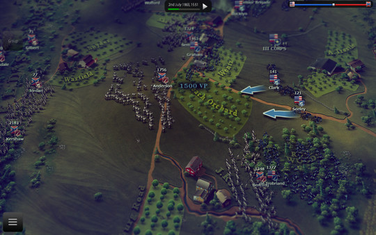 Игра Ultimate General: Gettysburg, скриншот