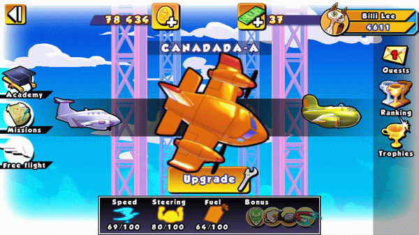 Игра Ultimate Panic Flight, скриншот