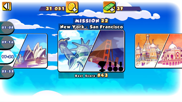 Игра Ultimate Panic Flight, скриншот