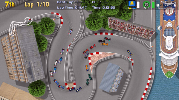 Игра Ultimate Racing 2D 2, скриншот