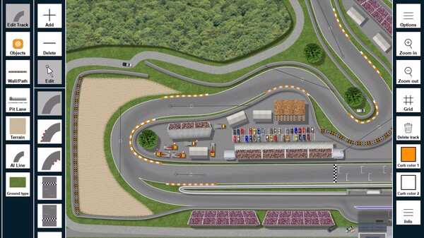 Игра Ultimate Racing 2D 2, скриншот