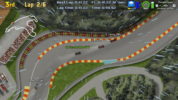Игра Ultimate Racing 2D 2, скриншот