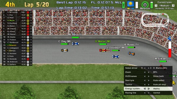 Игра Ultimate Racing 2D 2, скриншот