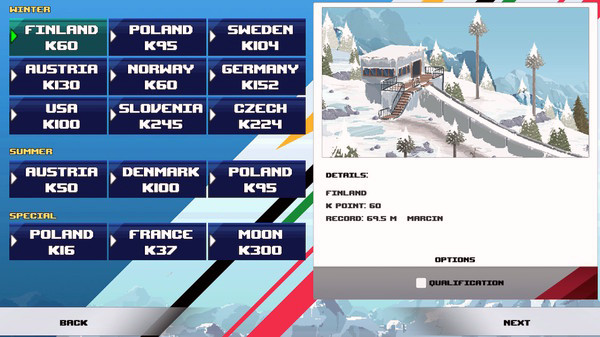 Игра Ultimate Ski Jumping 2020, скриншот