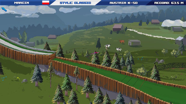 Игра Ultimate Ski Jumping 2020, скриншот