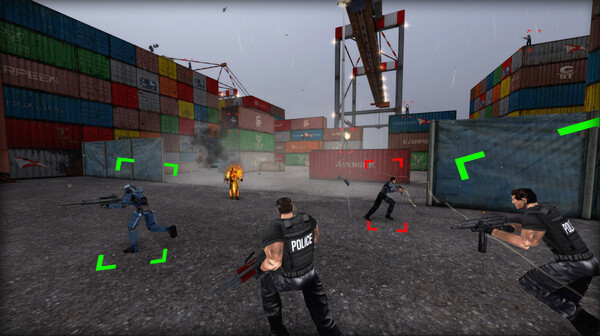 Игра Ultra Cop, скриншот