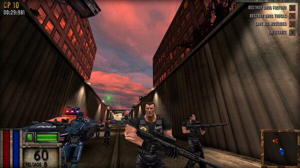 Игра Ultra Cop, скриншот
