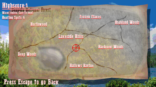 Игра ULTRA X-TREME HUNTING SIMULATOR 2001, скриншот