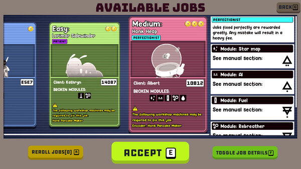 Игра Uncle Chop's Rocket Shop, скриншот