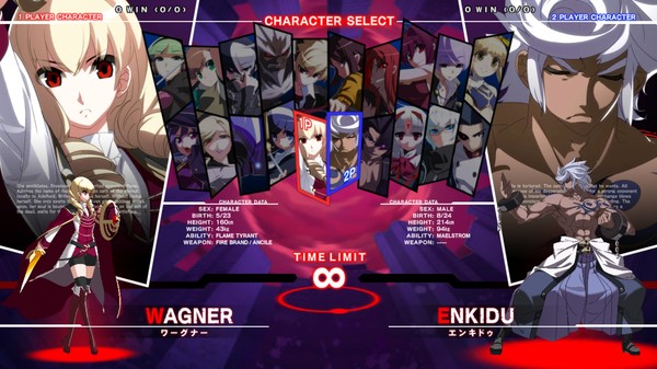 Игра UNDER NIGHT IN-BIRTH Exe:Late[cl-r], скриншот