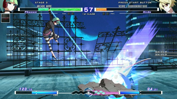 Игра UNDER NIGHT IN-BIRTH Exe:Late[cl-r], скриншот