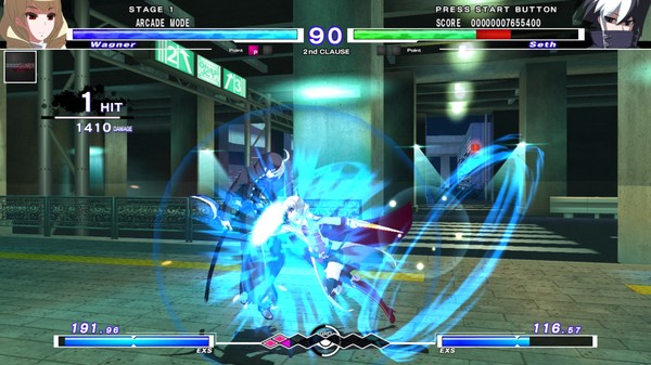 Игра UNDER NIGHT IN-BIRTH Exe:Late[cl-r], скриншот