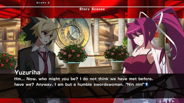 Игра UNDER NIGHT IN-BIRTH Exe:Late, скриншот