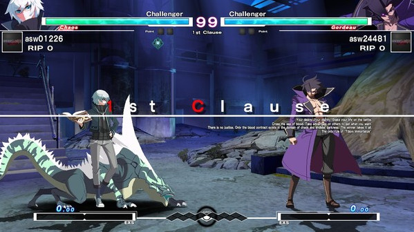 Игра UNDER NIGHT IN-BIRTH Exe:Late, скриншот