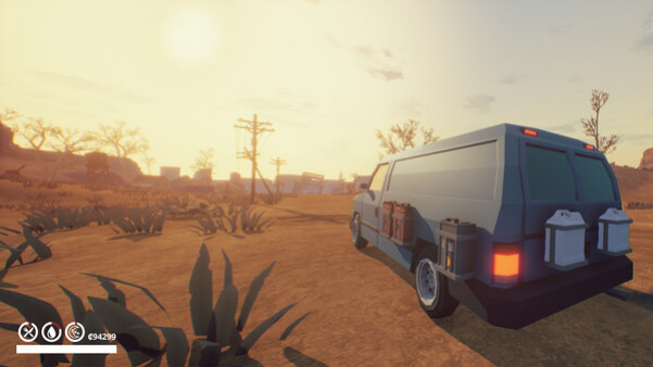 Игра Under the Sand REDUX - a road trip simulator, скриншот