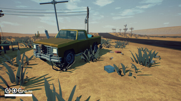 Игра Under the Sand REDUX - a road trip simulator, скриншот
