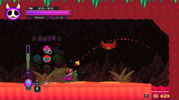 Игра Underhero, скриншот