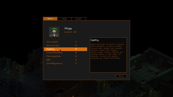 Игра UnderRail, скриншот