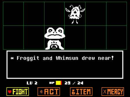 Игра Undertale, скриншот
