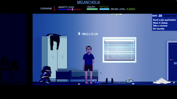 Игра Unemployment Simulator 2018, скриншот