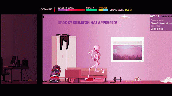 Игра Unemployment Simulator 2018, скриншот