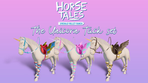 Игра Unicorn Tack Set - Horse Tales: Emerald Valley Ranch, скриншот