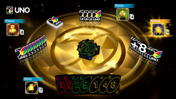 Игра Uno - 50th Anniversary Theme, скриншот