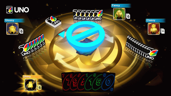Игра Uno - 50th Anniversary Theme, скриншот