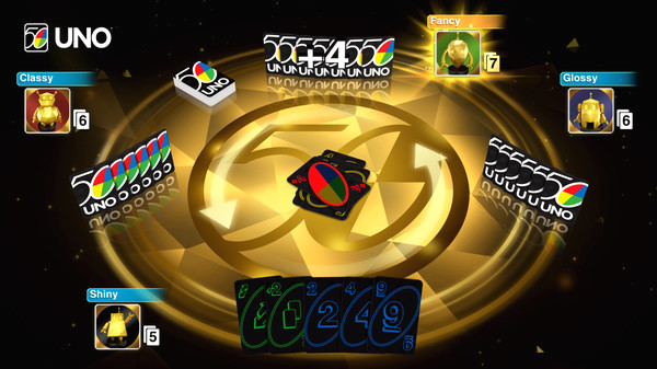 Игра Uno - 50th Anniversary Theme, скриншот