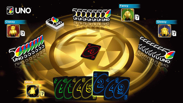 Игра Uno - 50th Anniversary Theme, скриншот