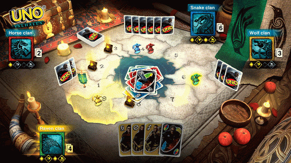 Игра UNO - AC Valhalla Theme Cards, скриншот