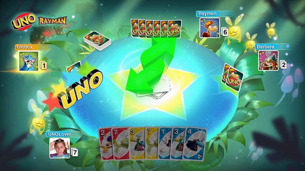 Игра Uno - Rayman Theme Cards, скриншот