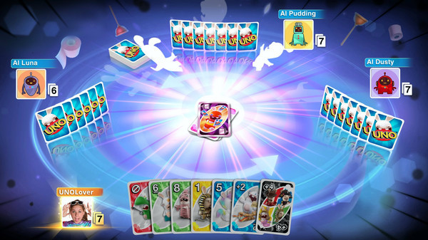 Игра UNO, скриншот