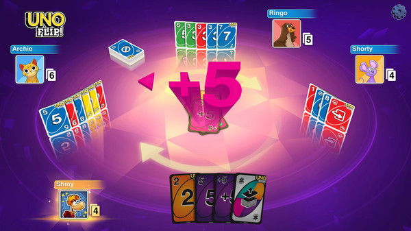Игра Uno - Uno Flip Theme, скриншот