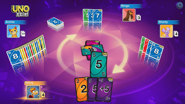 Игра Uno - Uno Flip Theme, скриншот