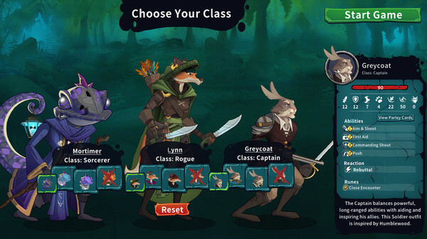 Игра Untamed Tactics - Humblewood Edition, скриншот