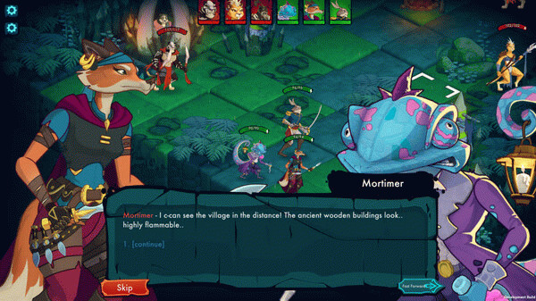 Игра Untamed Tactics, скриншот
