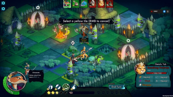 Игра Untamed Tactics, скриншот