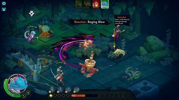 Игра Untamed Tactics, скриншот