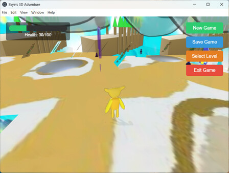 Игра Upsidedownsky, скриншот