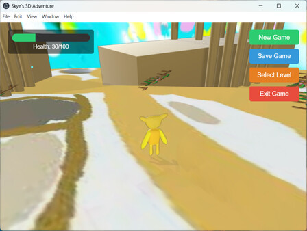 Игра Upsidedownsky, скриншот