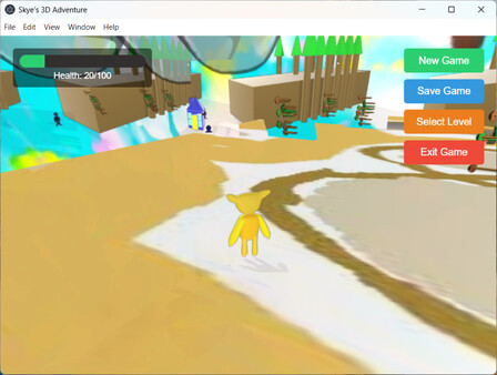 Игра Upsidedownsky, скриншот