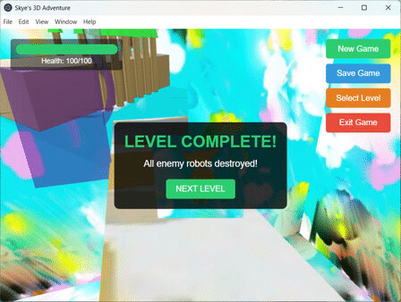 Игра Upsidedownsky, скриншот