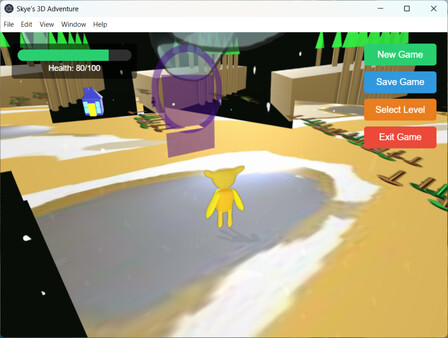 Игра Upsidedownsky, скриншот