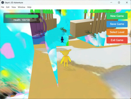Игра Upsidedownsky, скриншот