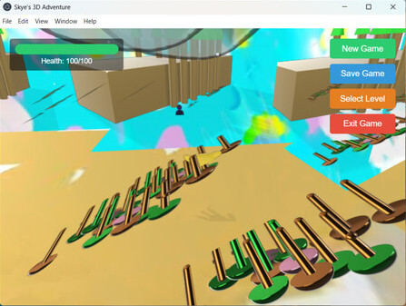 Игра Upsidedownsky, скриншот
