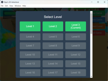 Игра Upsidedownsky, скриншот