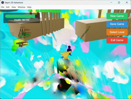 Игра Upsidedownsky, скриншот
