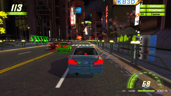 Игра Urban Shadows Racing Tokyo, скриншот