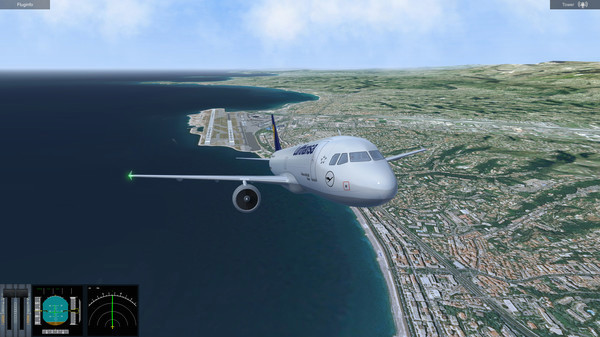 Игра Urlaubsflug Simulator – Holiday Flight Simulator, скриншот